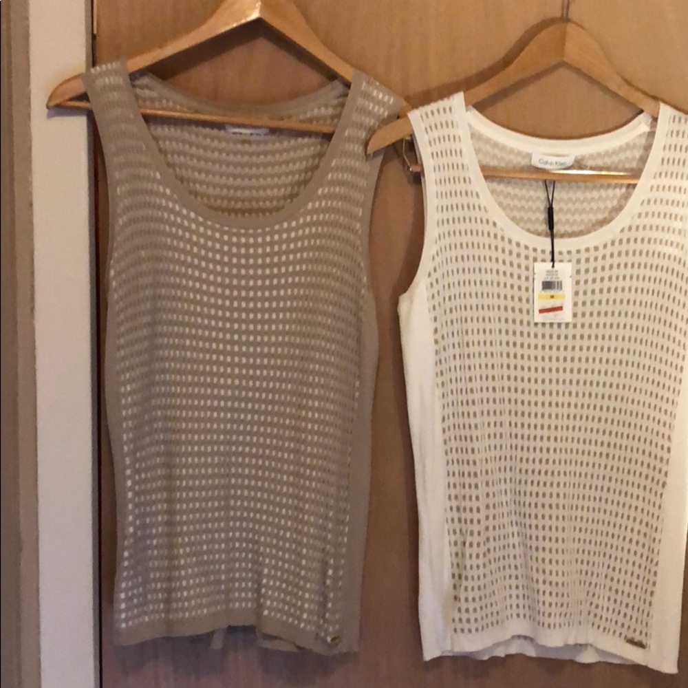 Calvin Klein suit tops